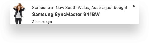 Order Product Notification