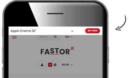 Quick Buy Shopping Bar